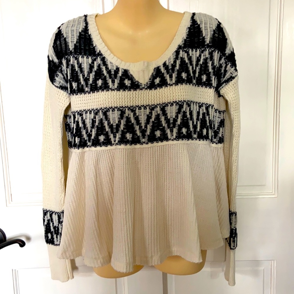 Free People Long Sleeve Thermal Sz XS